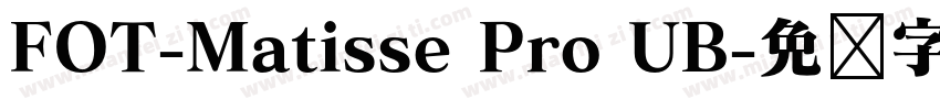 FOT-Matisse Pro UB字体转换